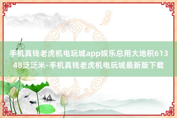 手机真钱老虎机电玩城app娱乐总用大地积61348泛泛米-手机真钱老虎机电玩城最新版下载