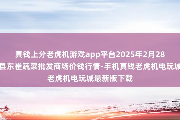 真钱上分老虎机游戏app平台2025年2月28日山东宁津县东崔蔬菜批发商场价钱行情-手机真钱老虎机电玩城最新版下载